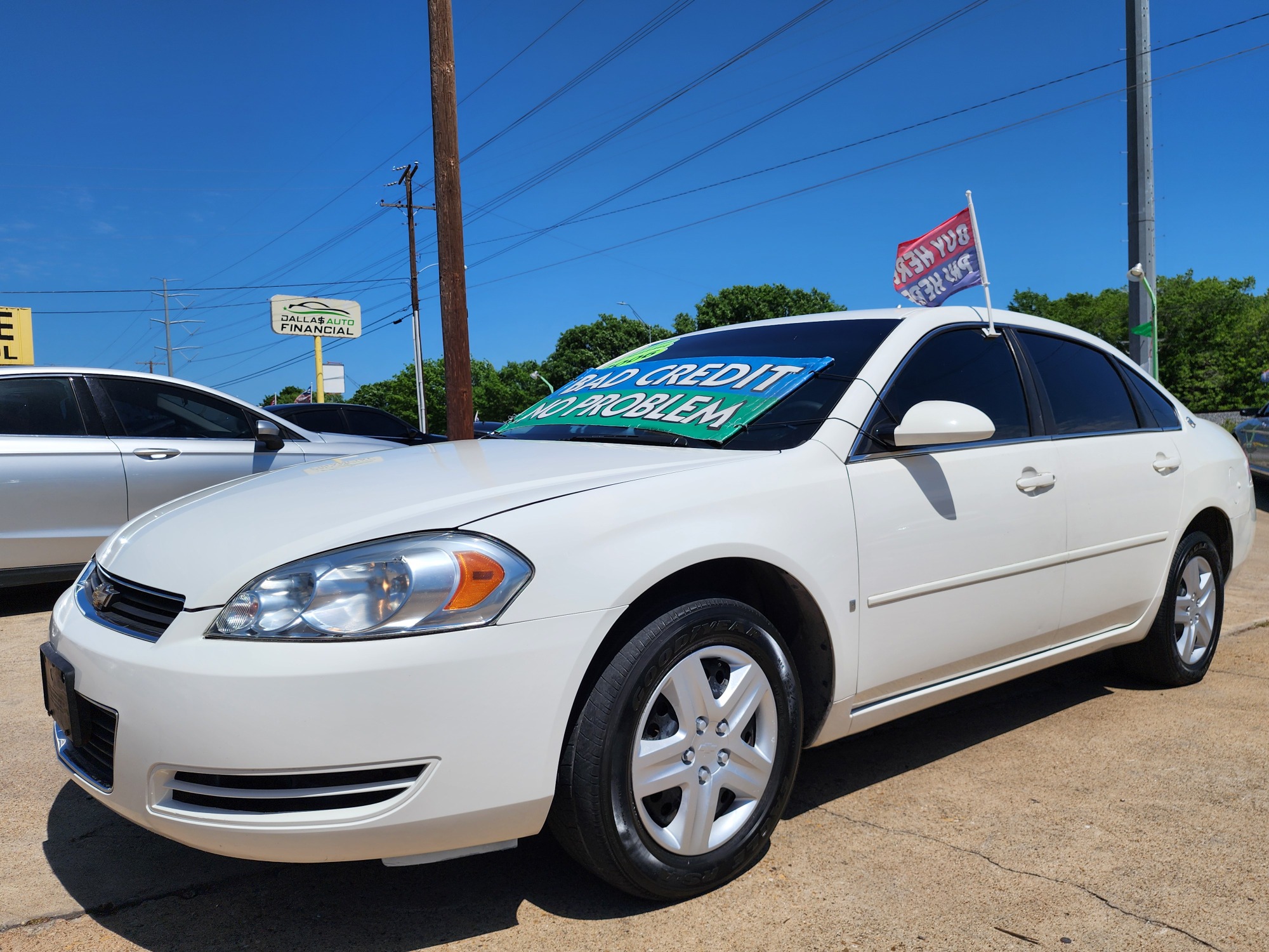 2006 WHITE Chevrolet Impala (2G1WB58K069) , located at 2660 S.Garland Avenue, Garland, TX, 75041, (469) 298-3118, 32.885551, -96.655602 - Photo #7
